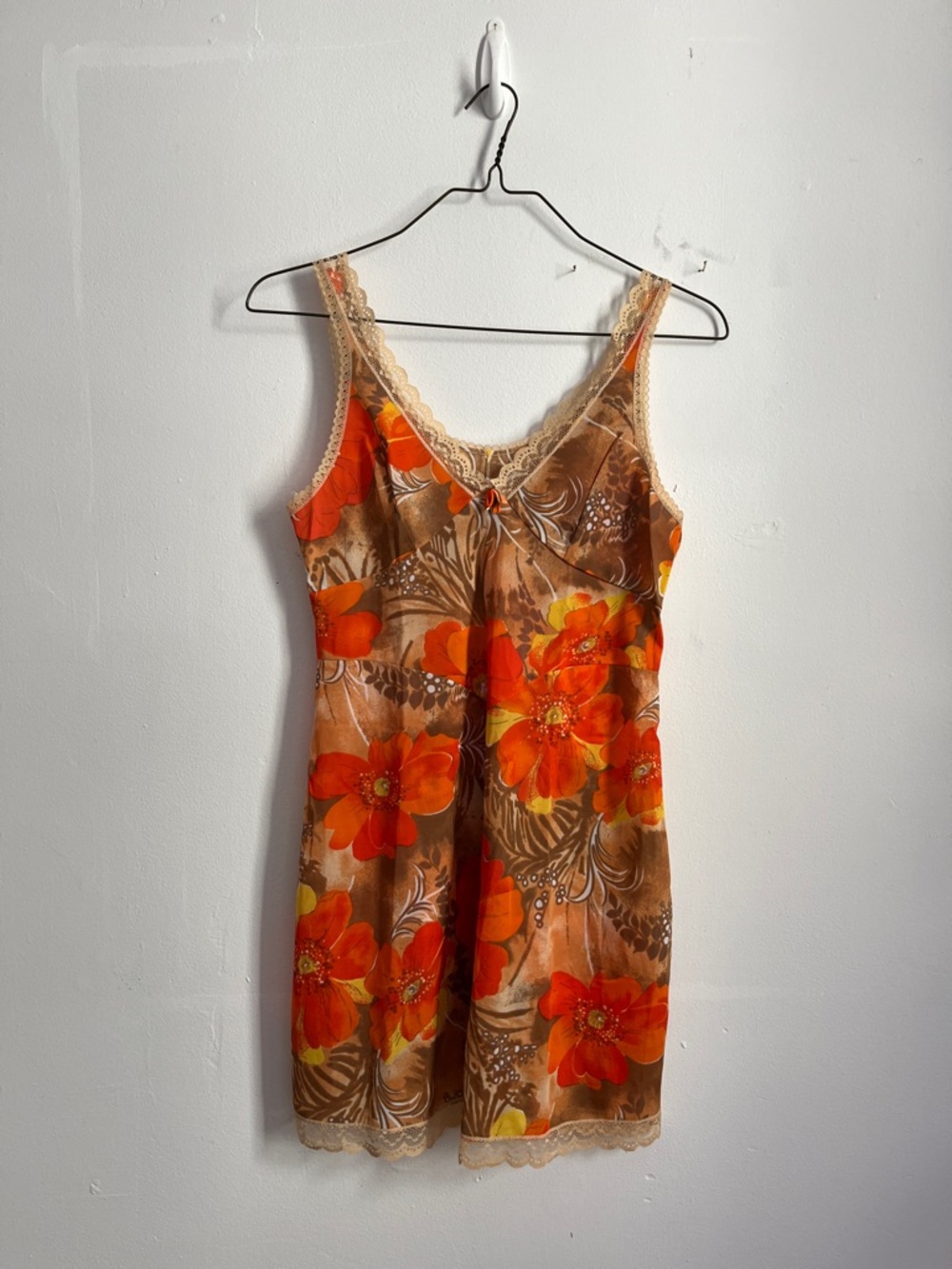 Wild floral print vintage dress